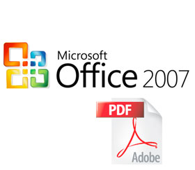 How to Create PDFs from Microsoft Word 2007.